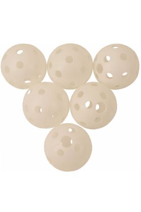 Deze plastic Wiffle Balls zijn geweldig als onderdeel voor het maken van eigen speelgoed.