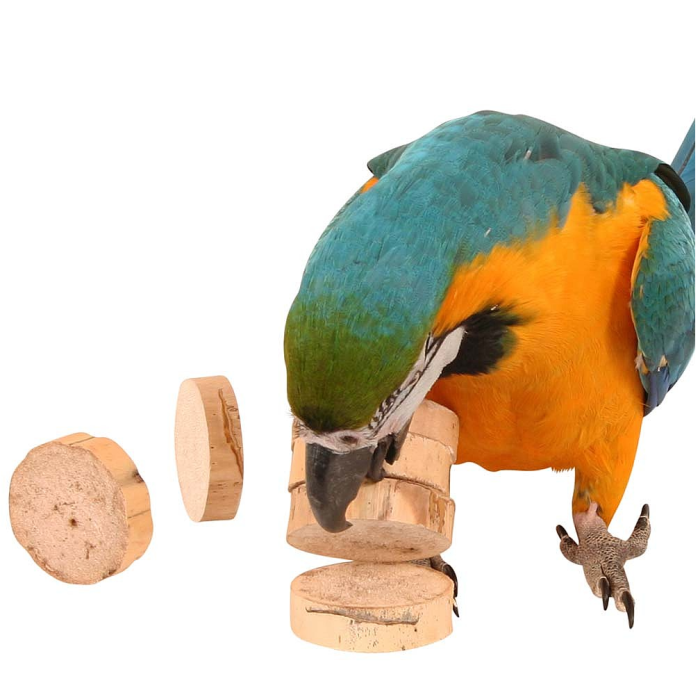Deze Bird Kabob Yucca Chips zijn een geweldig vermaak voor je vogel. Als voetspeeltje of als onderdeel van zelfgemaakt papegaaienspeelgoed.