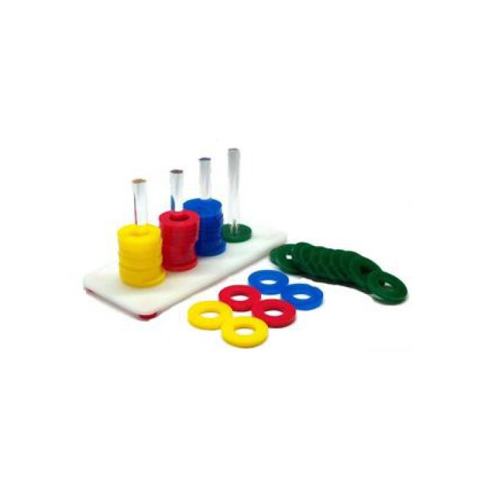 De Zoo-Max Rings Game is speeltje met gekleurde ringen van acryl, waarmee je jouw vogel spelenderwijs kan trainen.