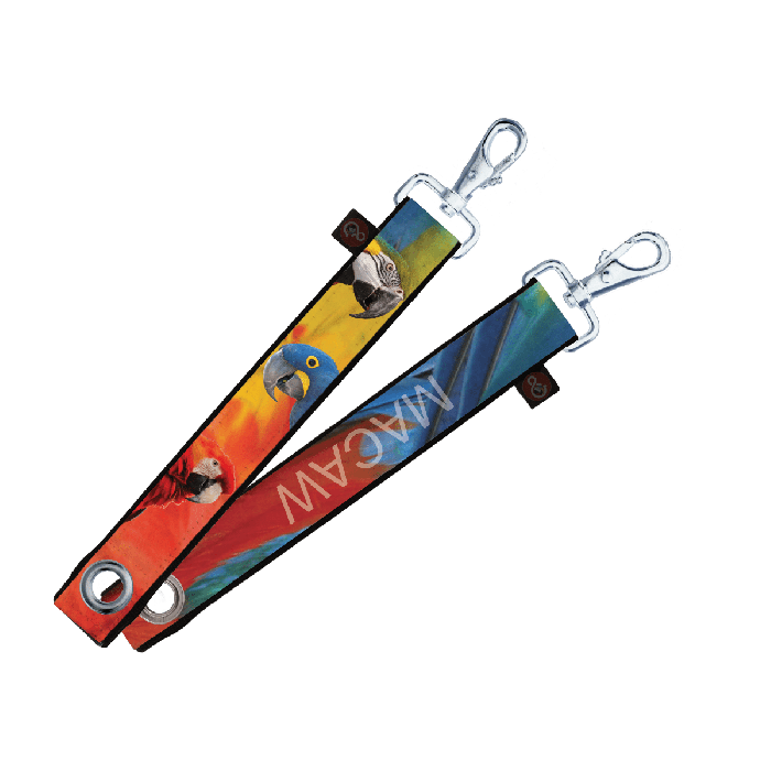 toere XL Sleutelhanger / Tassenhanger - Macaw #macaw #ara #sleutelhanger #keychain #papegaai #parrot #goededoelen #sturdy