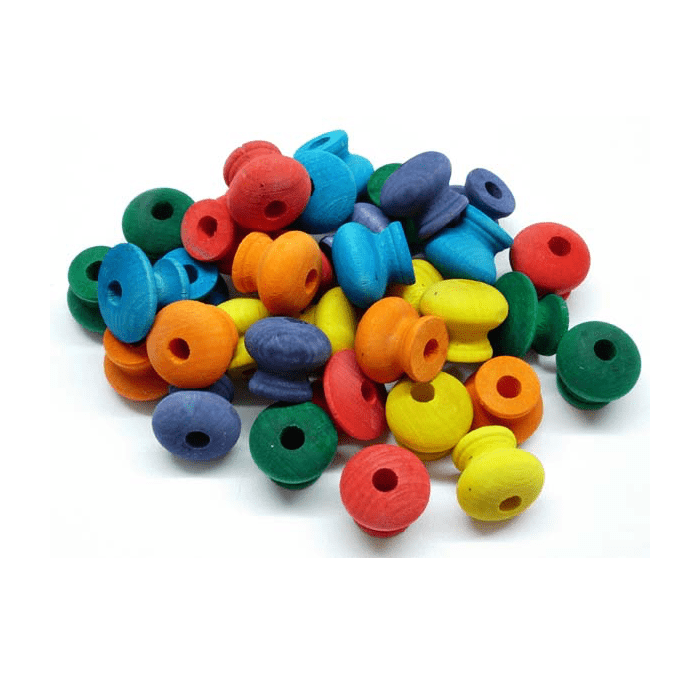 Zoo-Max Wood Parts Mix Color (36 stuks)